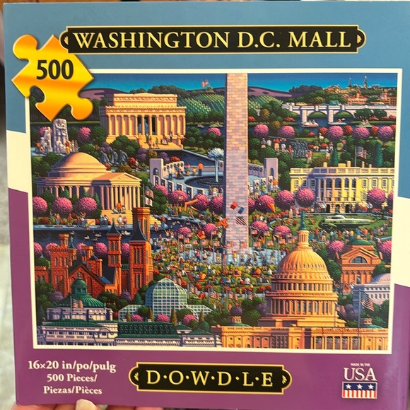 Dowdle 500 piece puzzle. Washington DC Mall - Picture 1 of 2